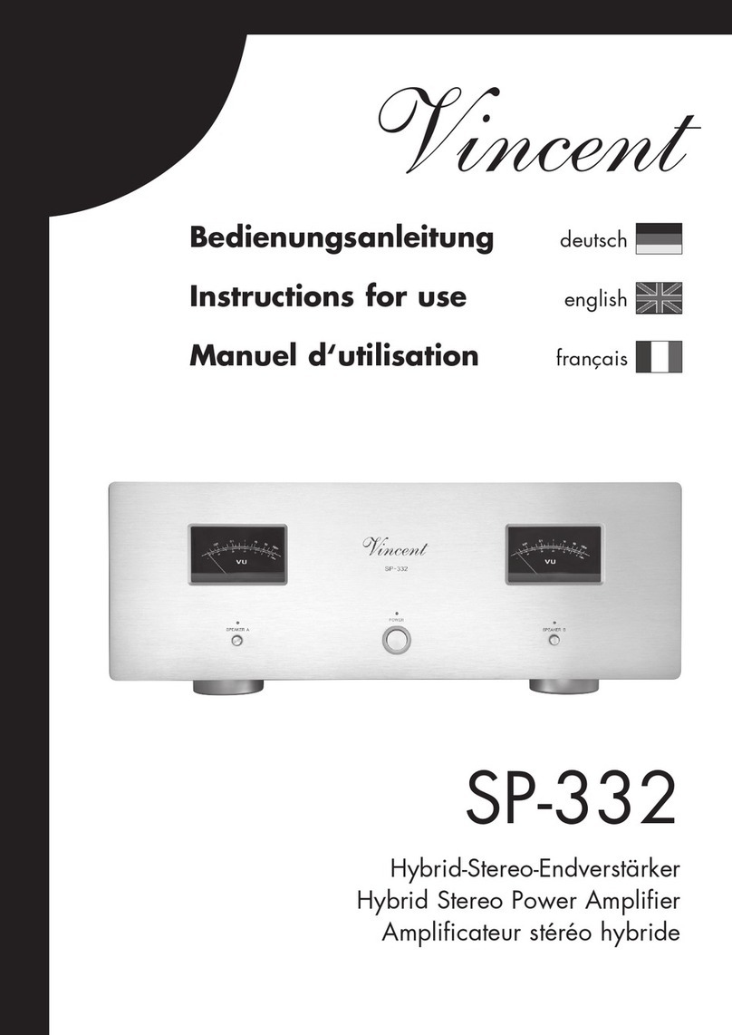 VINCENT SP-332 Instructions for use
