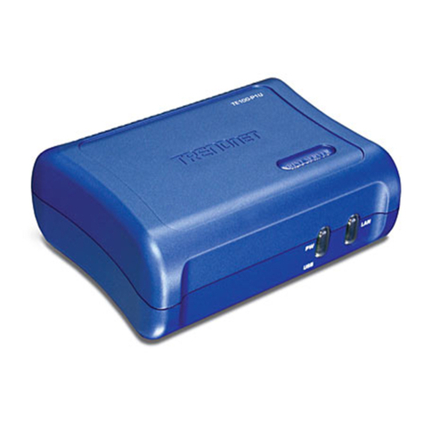TRENDnet TE100-P1U User manual