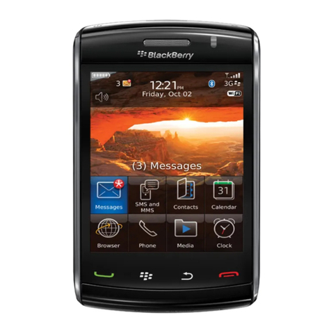 Blackbe;rry Storm29520 User manual
