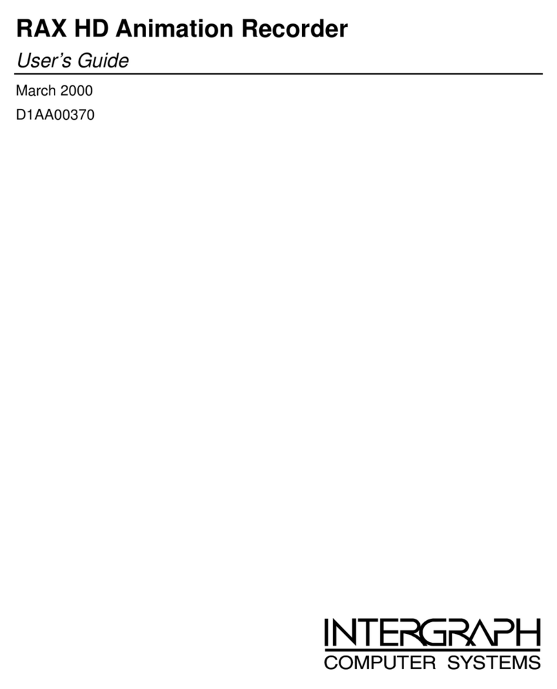 Intergraph RAX HD User manual