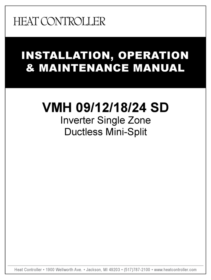 Heat Controller VMH 09 SD Installation, operation & maintenance manual Heat Controller VMH 09 SD Installation, operation & maintenance manual