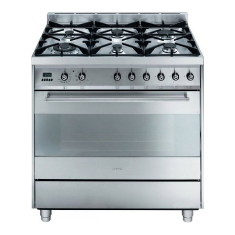 Smeg C9GMXA Installation and operating instructions