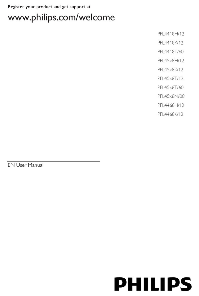 Philips PFL4418H/12 user manual