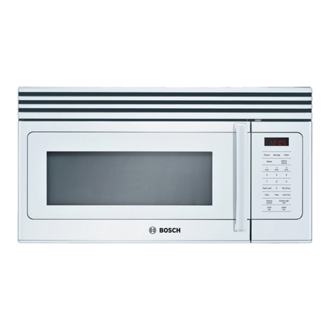 Bosch HMV3051U - 300 Series - Microwave installation instructions