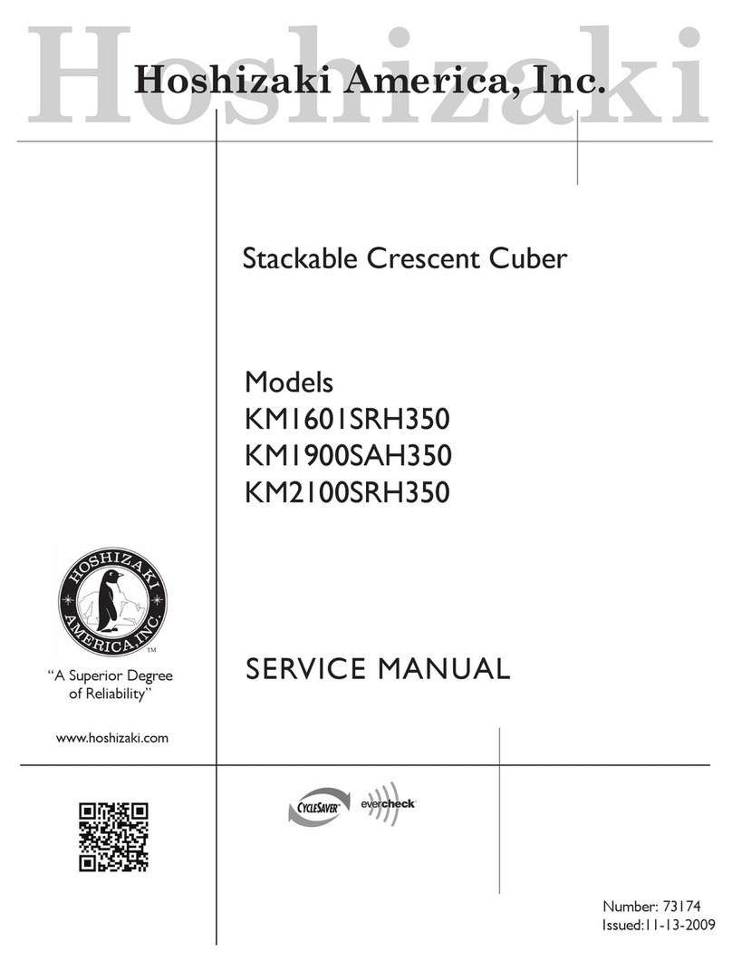 Hoshizaki KM1601SRH350 Service manual