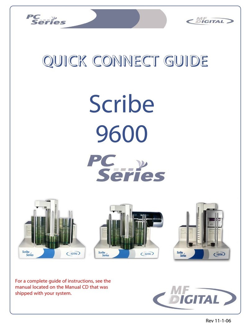 MF DIGITAL Scribe 9600 series Assembly instructions