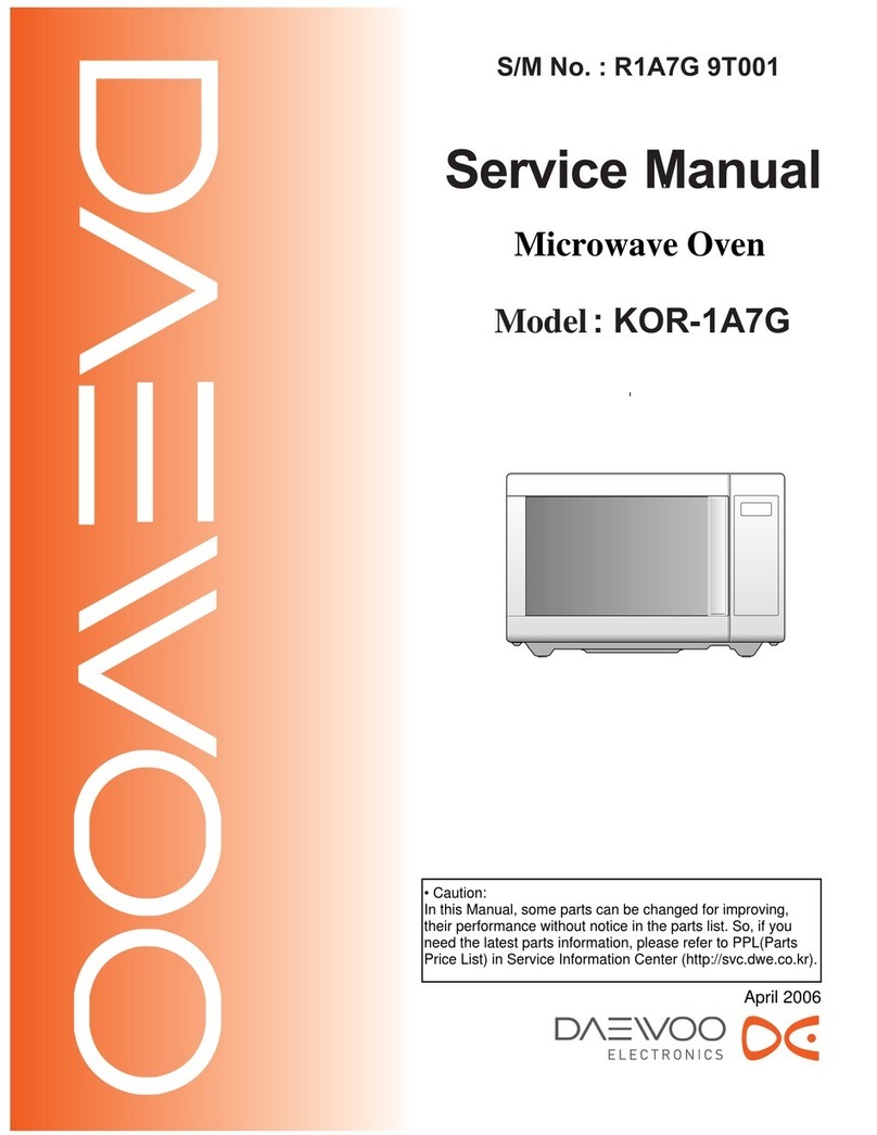 Daewoo KOR-1A7G Service manual
