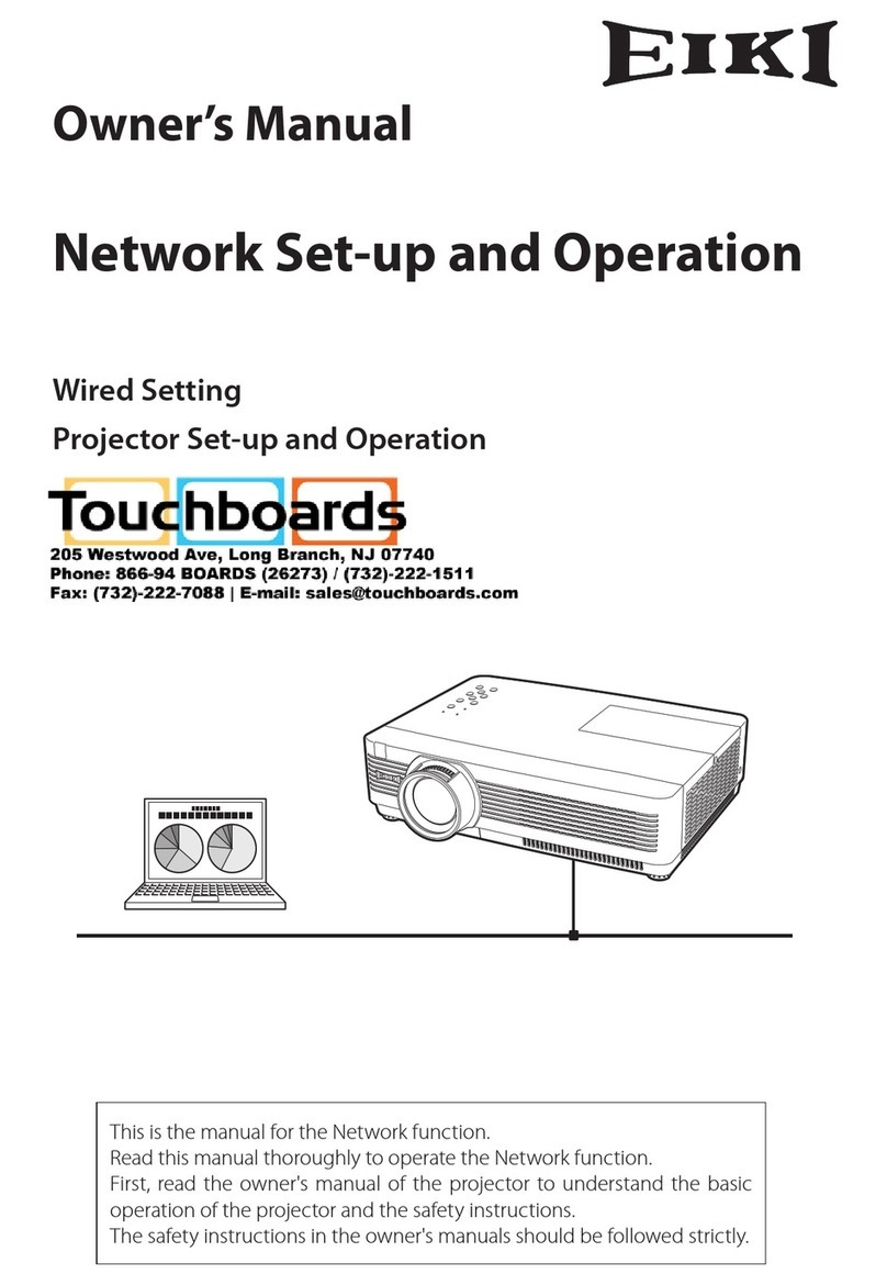 Eiki LC-WB100 User manual