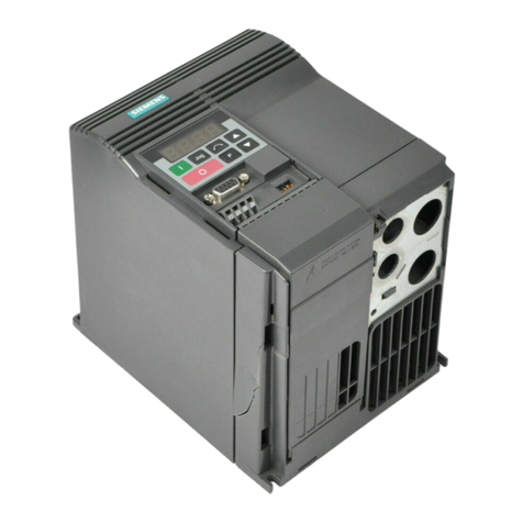 Siemens Micromaster 15-8DB50 operating instructions