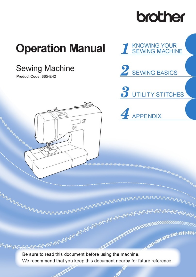 Brother 885-E42 User manual Brother 885-E42 User manual