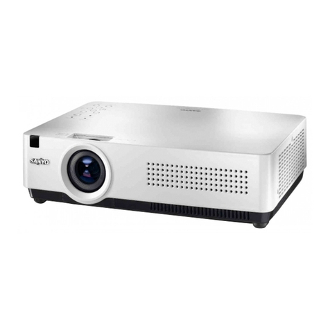 Sanyo PLC-XU3001 User manual