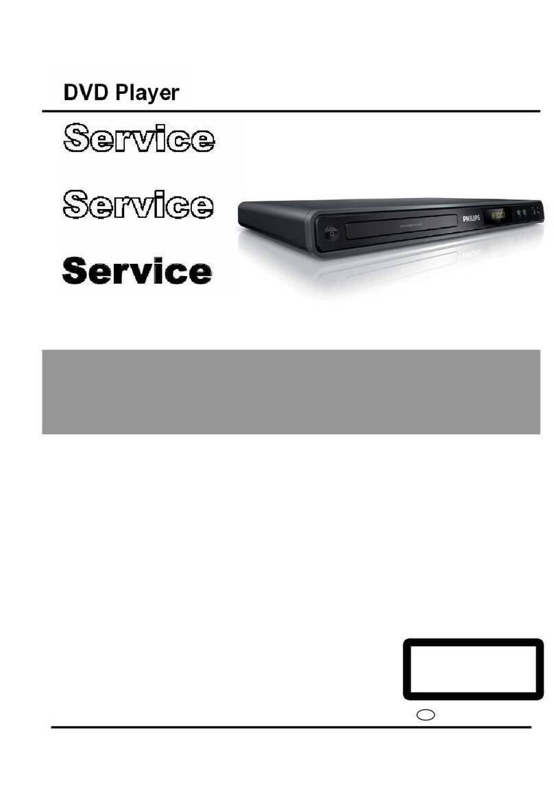 Philips DVP3316 Service manual