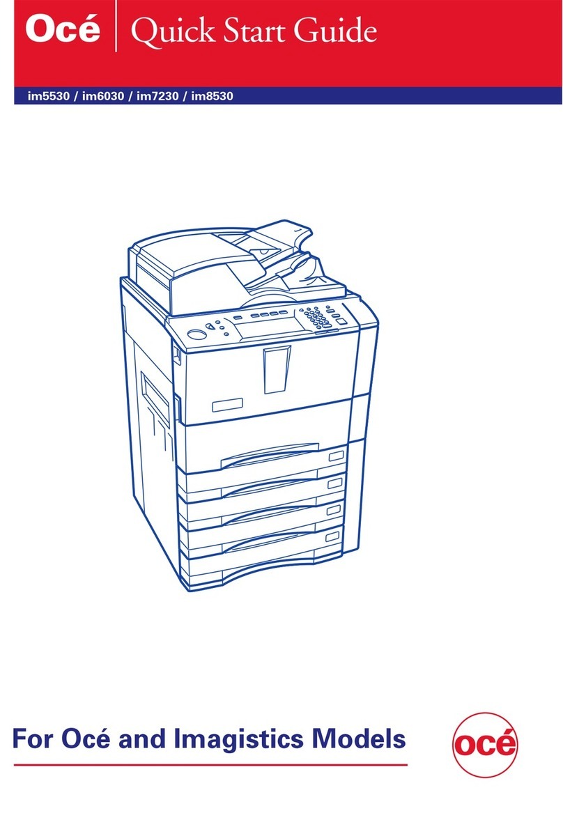 Oce im5530 User manual