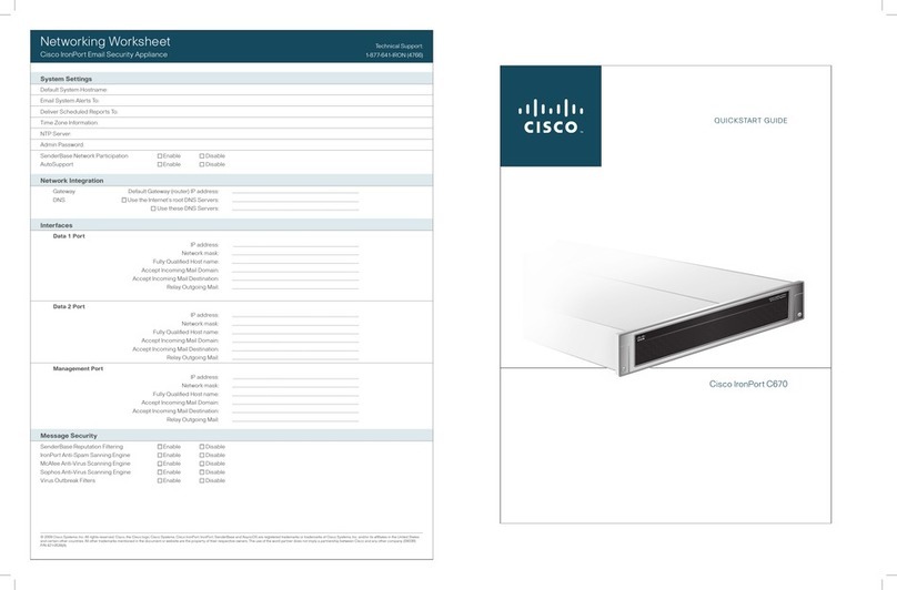 Cisco IronPort C670 User manual