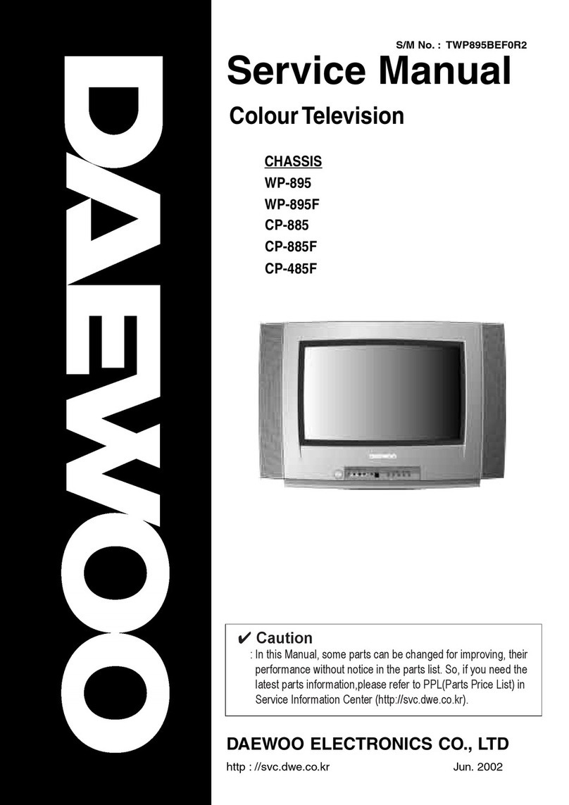 Daewoo WP-895 Service manual