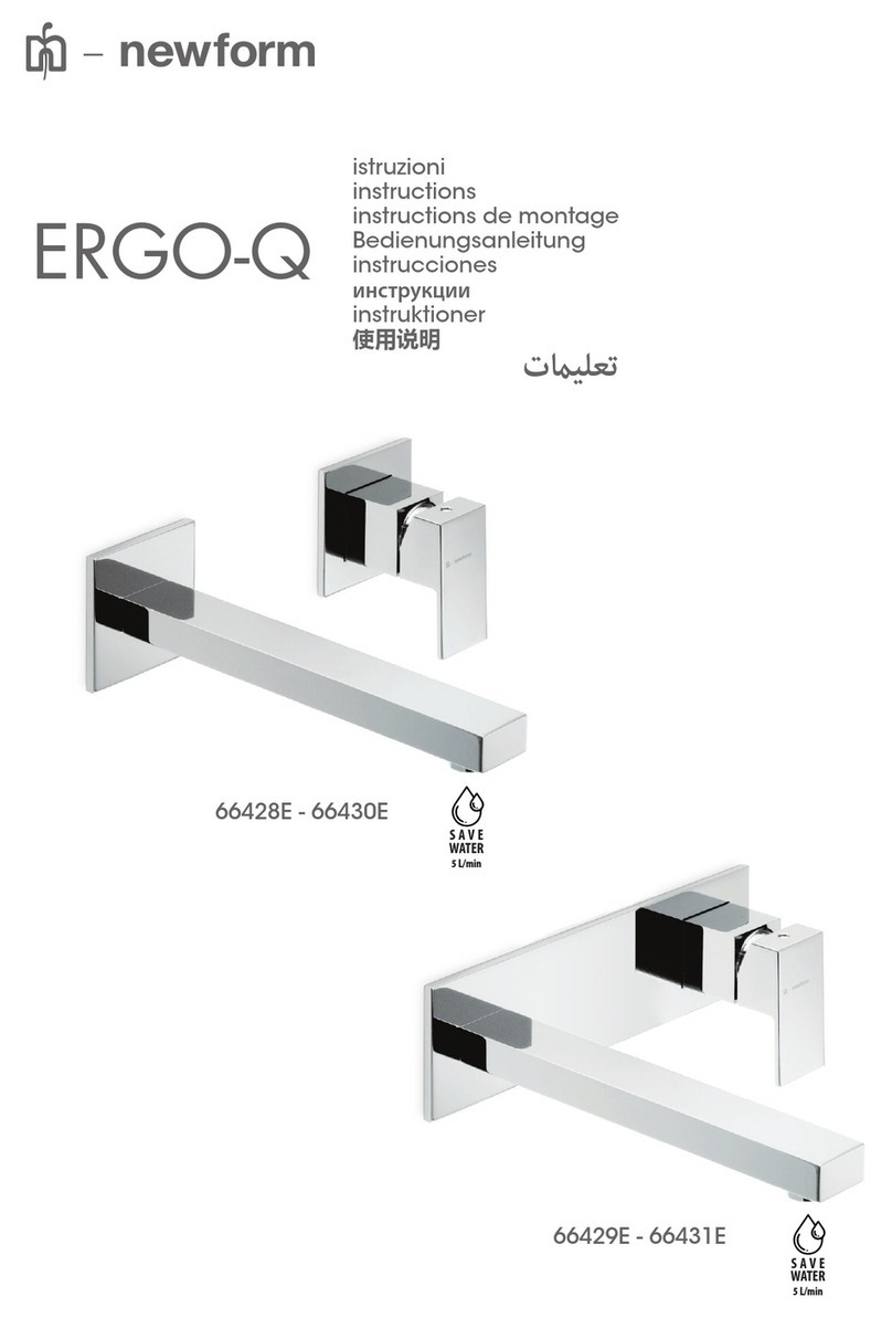 newform ERGO-Q 66428E User manual