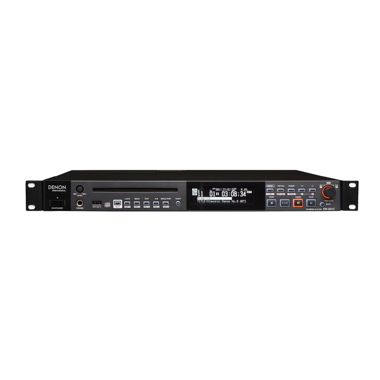 Denon DN-501C Technical manual