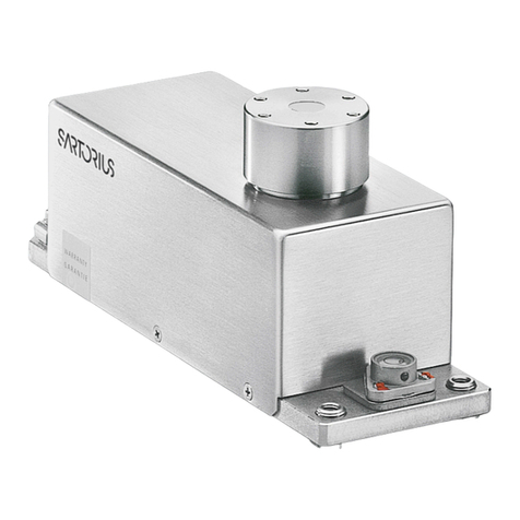 Sartorius WZA N Series installation instructions