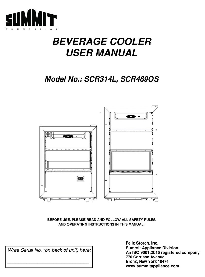 Summit SCR489OS user manual