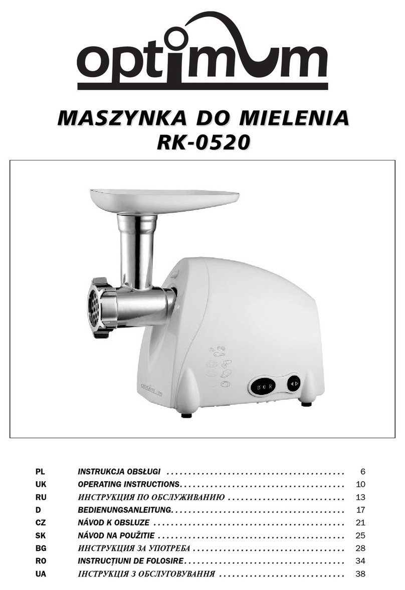 Optimum RK-0520 operating instructions