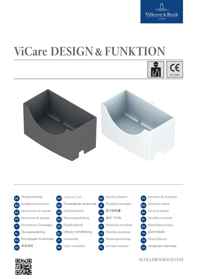 Villeroy & Boch ViCare DESIGN 9217322A User manual Villeroy & Boch ViCare DESIGN 9217322A User manual