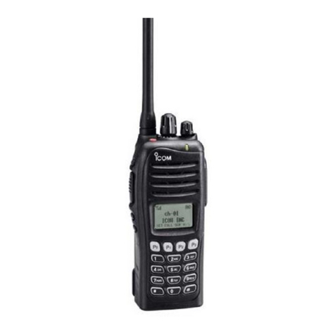 Icom IC-F4161T User manual