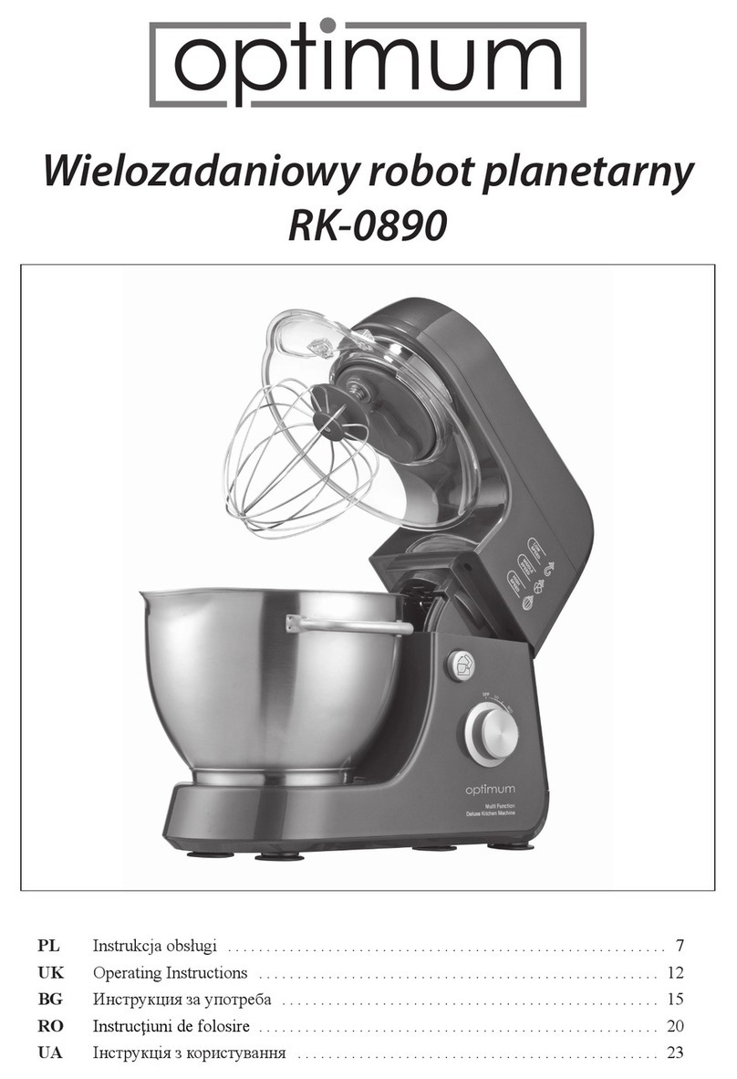 Optimum RK-0890 operating instructions