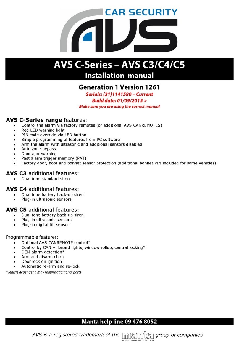 Manta AVS C Series installation manual