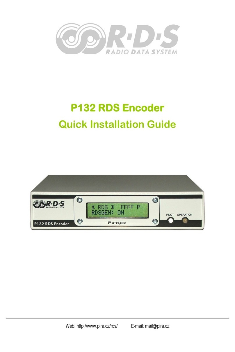 RDS P132 Quick installation guide
