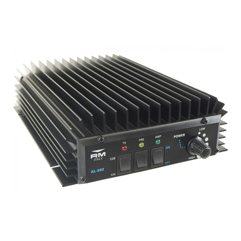 RM Italy KL503 manual