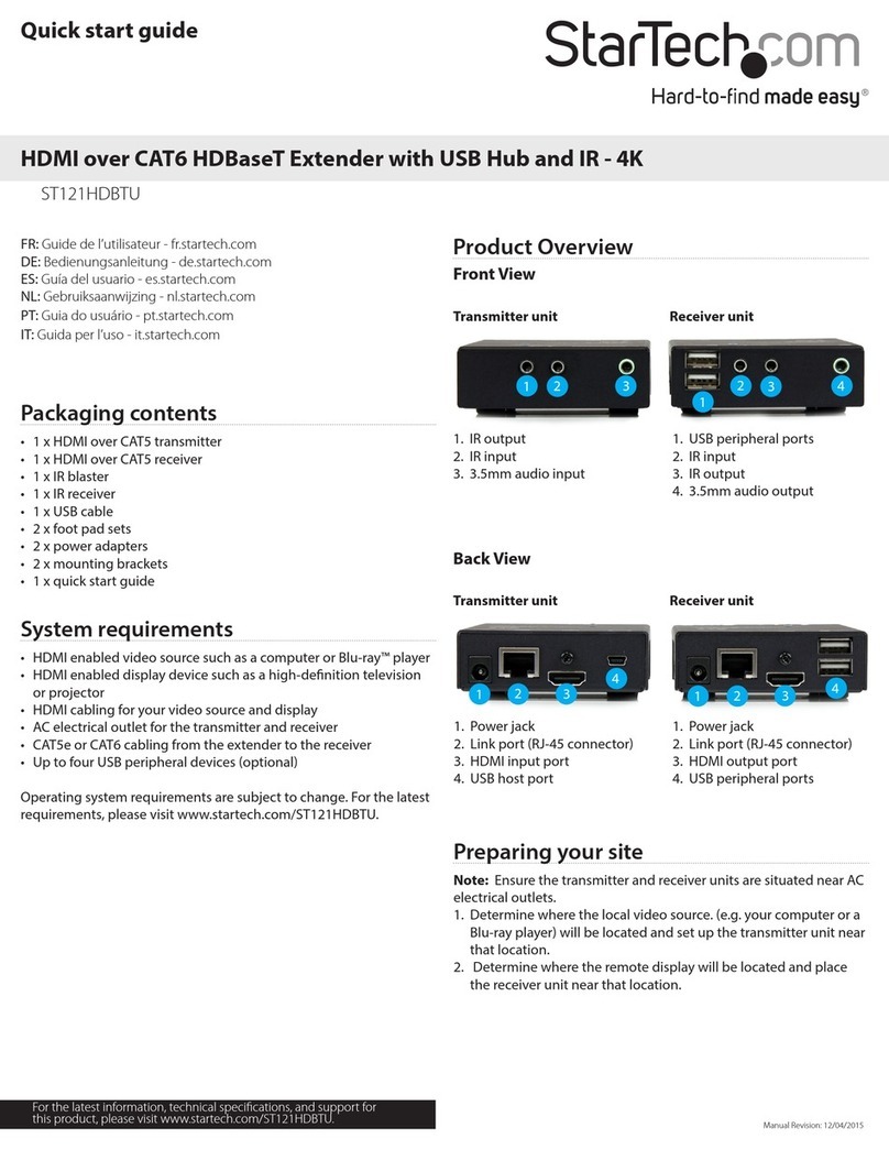 StarTech.com 0065030863223 User manual