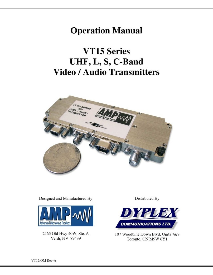 AMP VT15 Series User manual