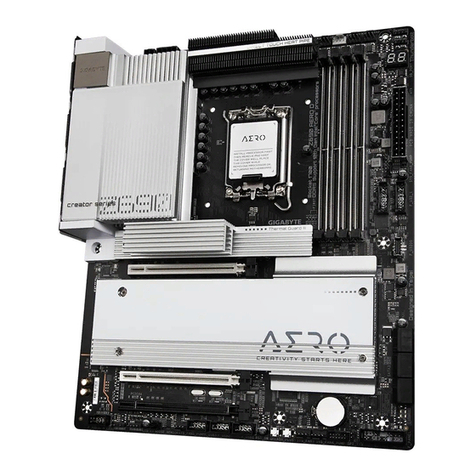 Gigabyte Z690 AERO D User manual
