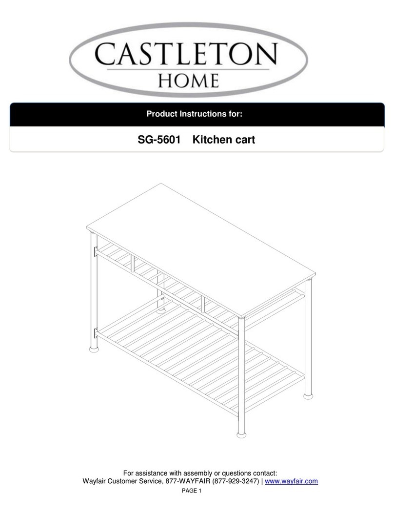 Castleton Home SG-5601 Product instructions Castleton Home SG-5601 Product instructions