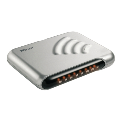Trust 56K V92 External Modem User manual Trust 56K V92 External Modem User manual