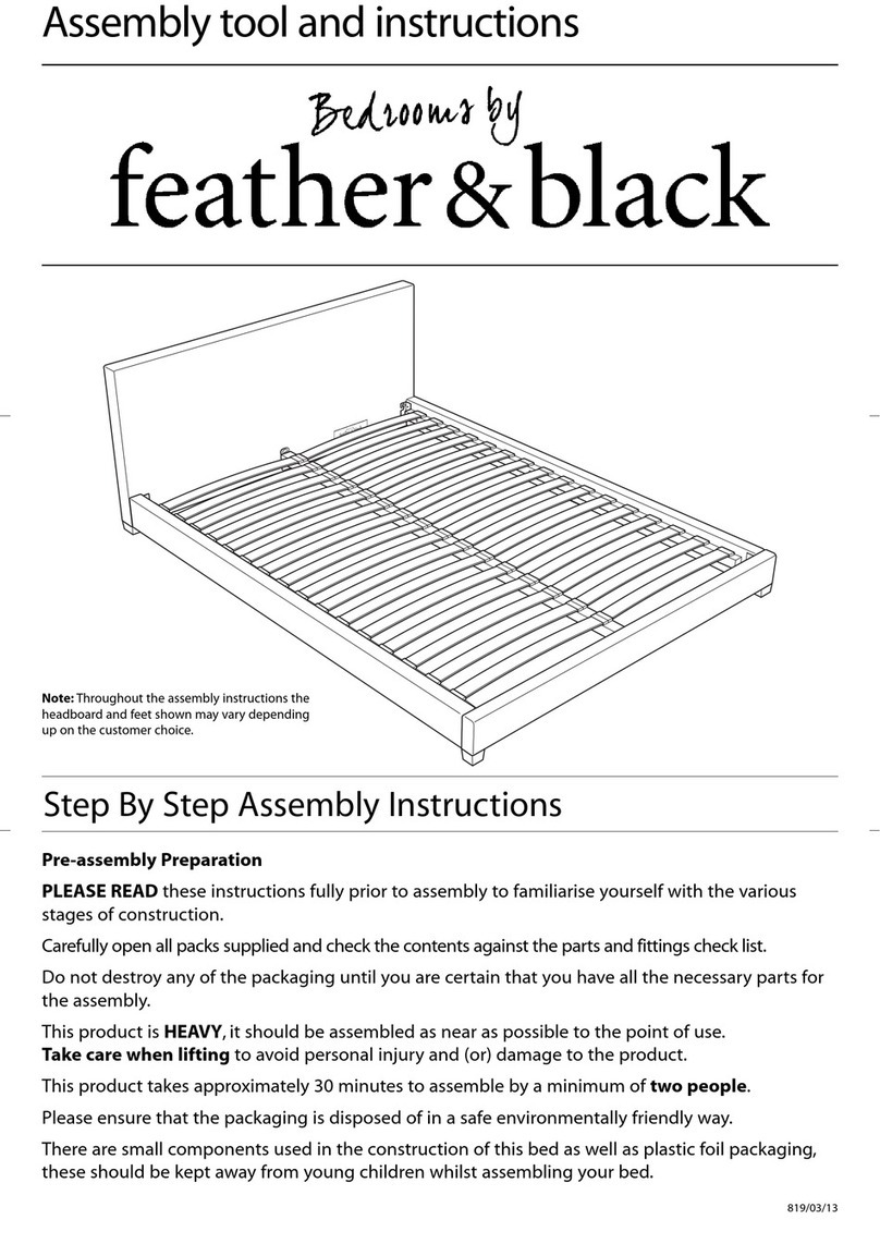 feather&black Bedrooms Assembly And Instructions feather&black Bedrooms Assembly And Instructions