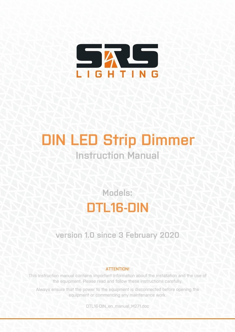 SRS Lighting DTL16-DIN instruction manual
