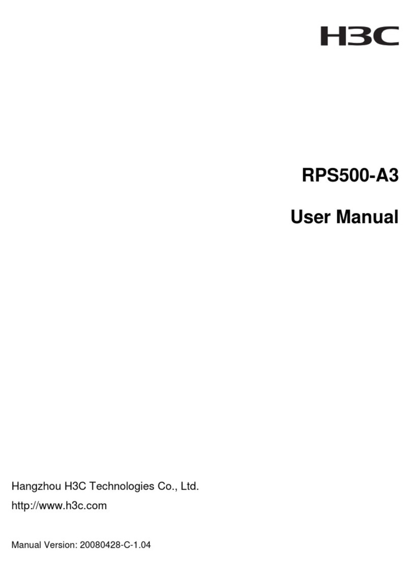 H3C RPS500-A3 User manual