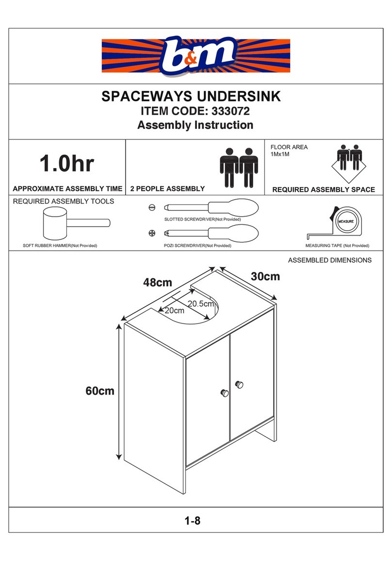 B&M 333072 Assembly instruction