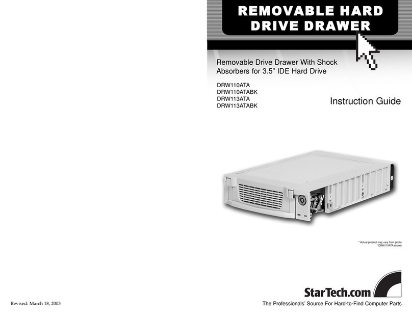 StarTech.com DRW110ATA Instruction guide