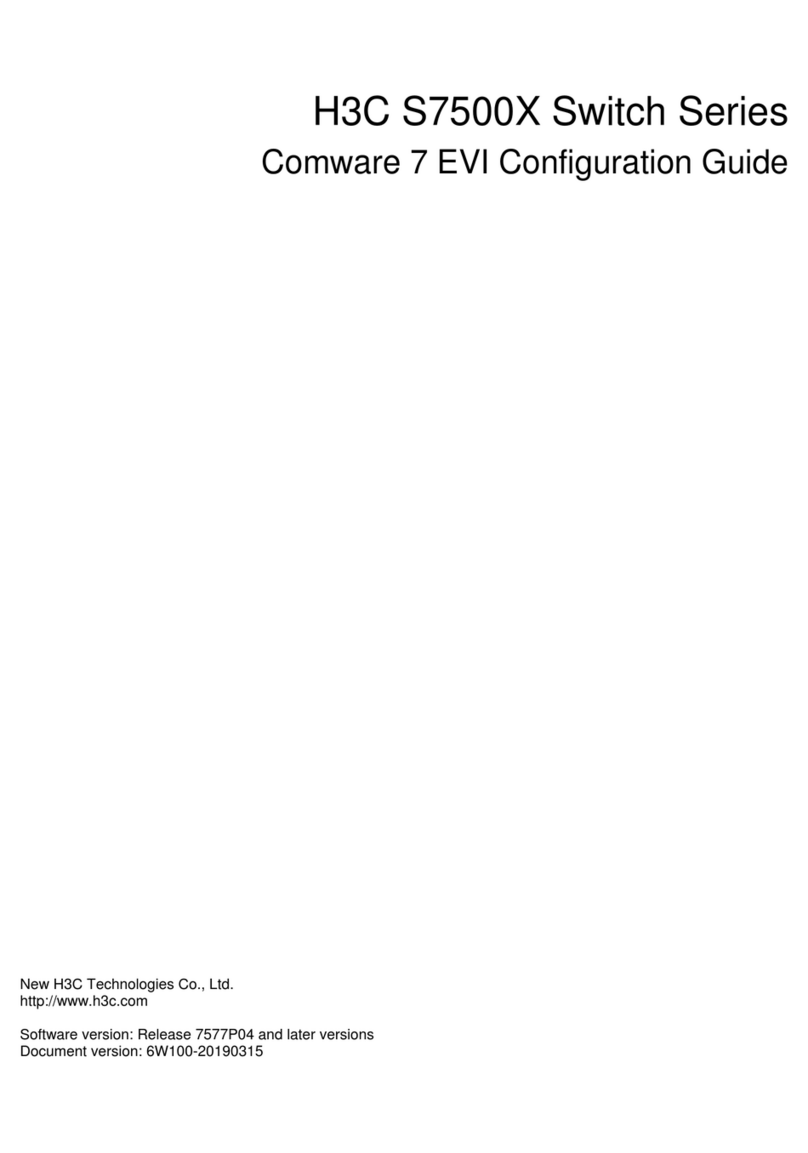 H3C S7500X Series User manual