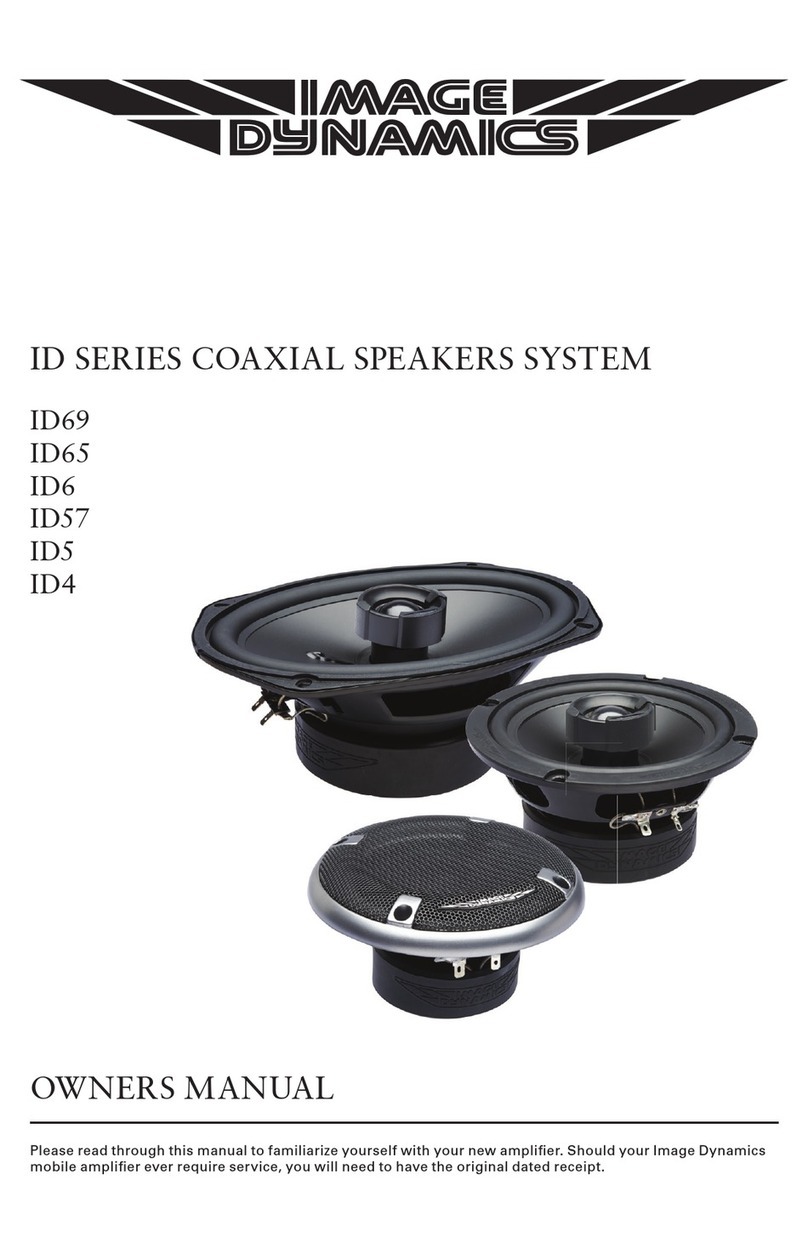Image Dynamics USA ID Series owner's manual
