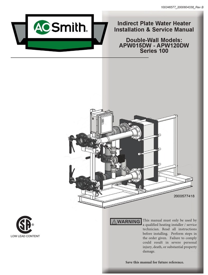 A.O. Smith APW015DW Supplement A.O. Smith APW015DW Supplement