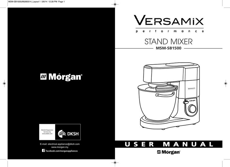Morgan Versamix MSM-SB1500 user manual