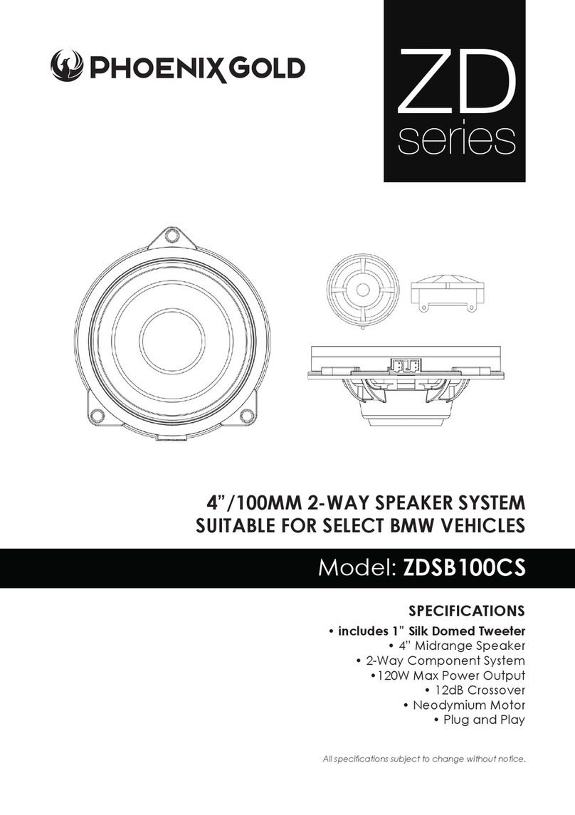 Phoenix Gold ZD Series manual