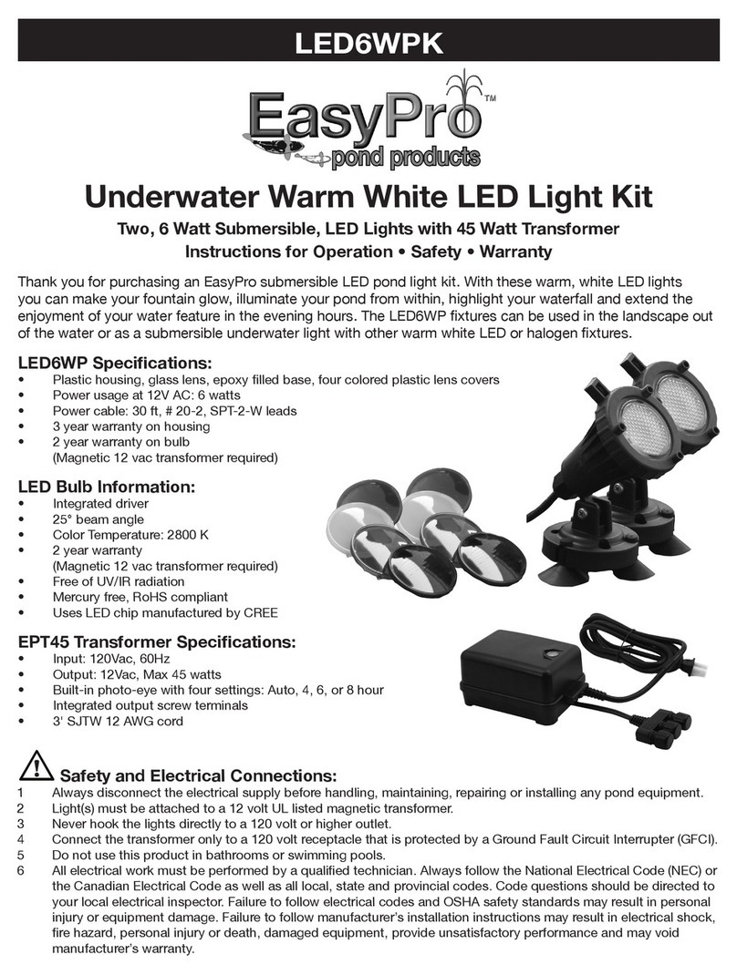 EasyPro LED6WPK Operation and maintenance manual