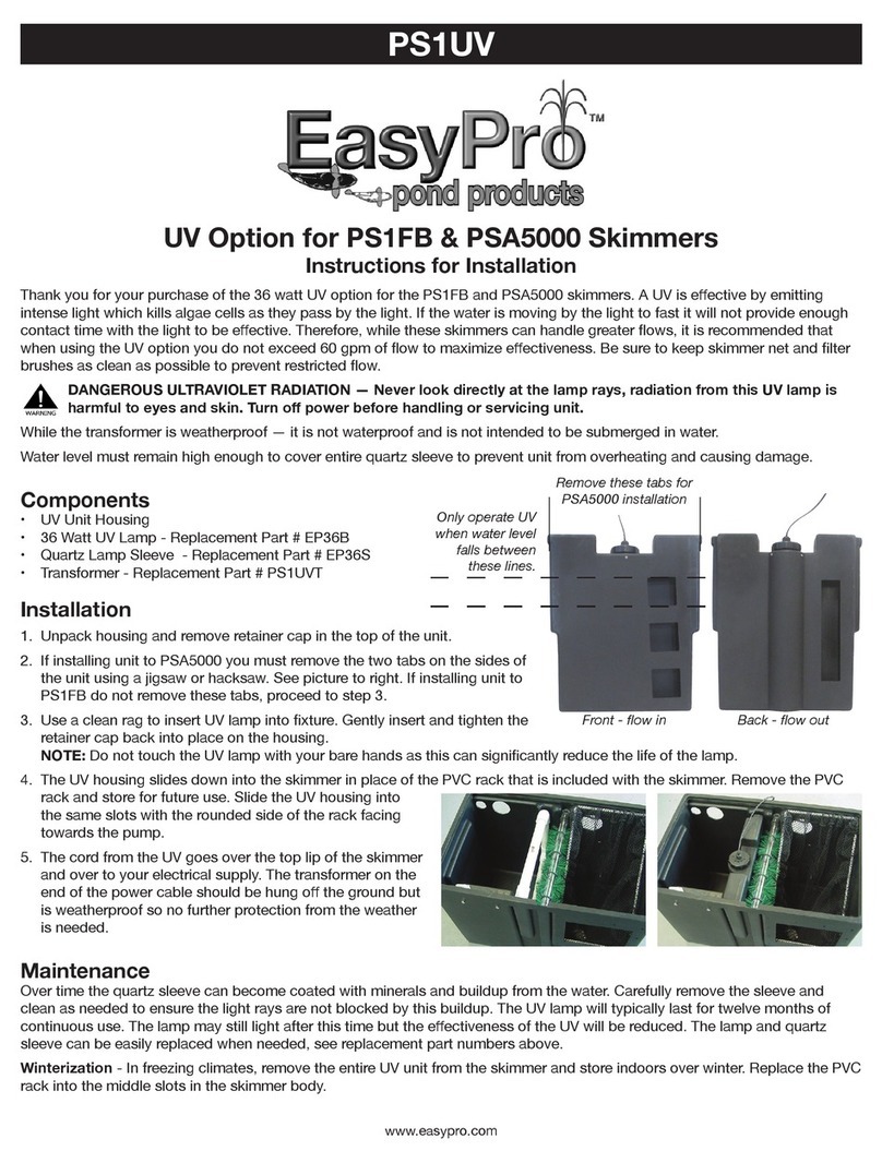 EasyPro PS1UV User manual