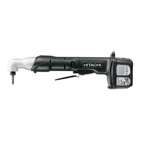 Hitachi Koki WH 14DCAL Handling instructions
