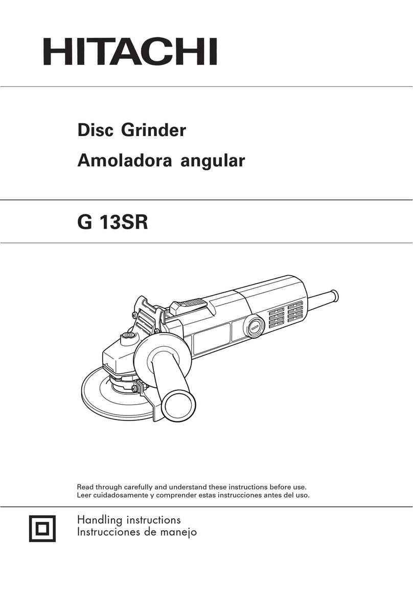 Hitachi G 13SR Handling instructions
