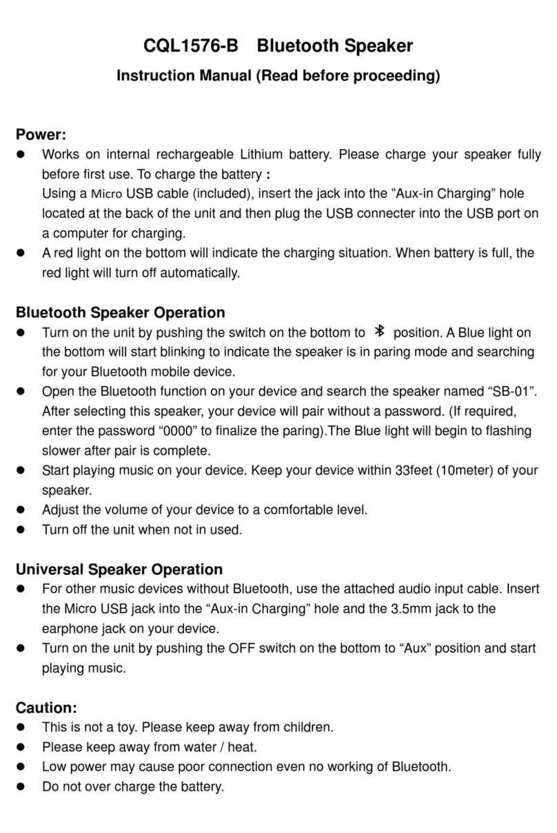 Conquer CQL1576-B User manual Conquer CQL1576-B User manual
